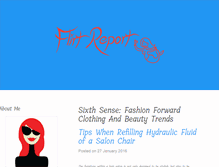 Tablet Screenshot of flirtreport.com